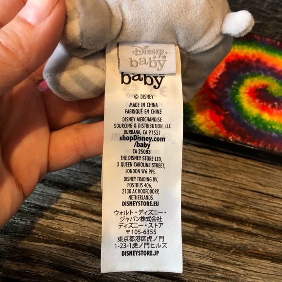 Disney Dumbo duo Pair of plush stuffed toys Tsum Tsum baby toy Nursery decor 🩶 - Picture 8 of 12